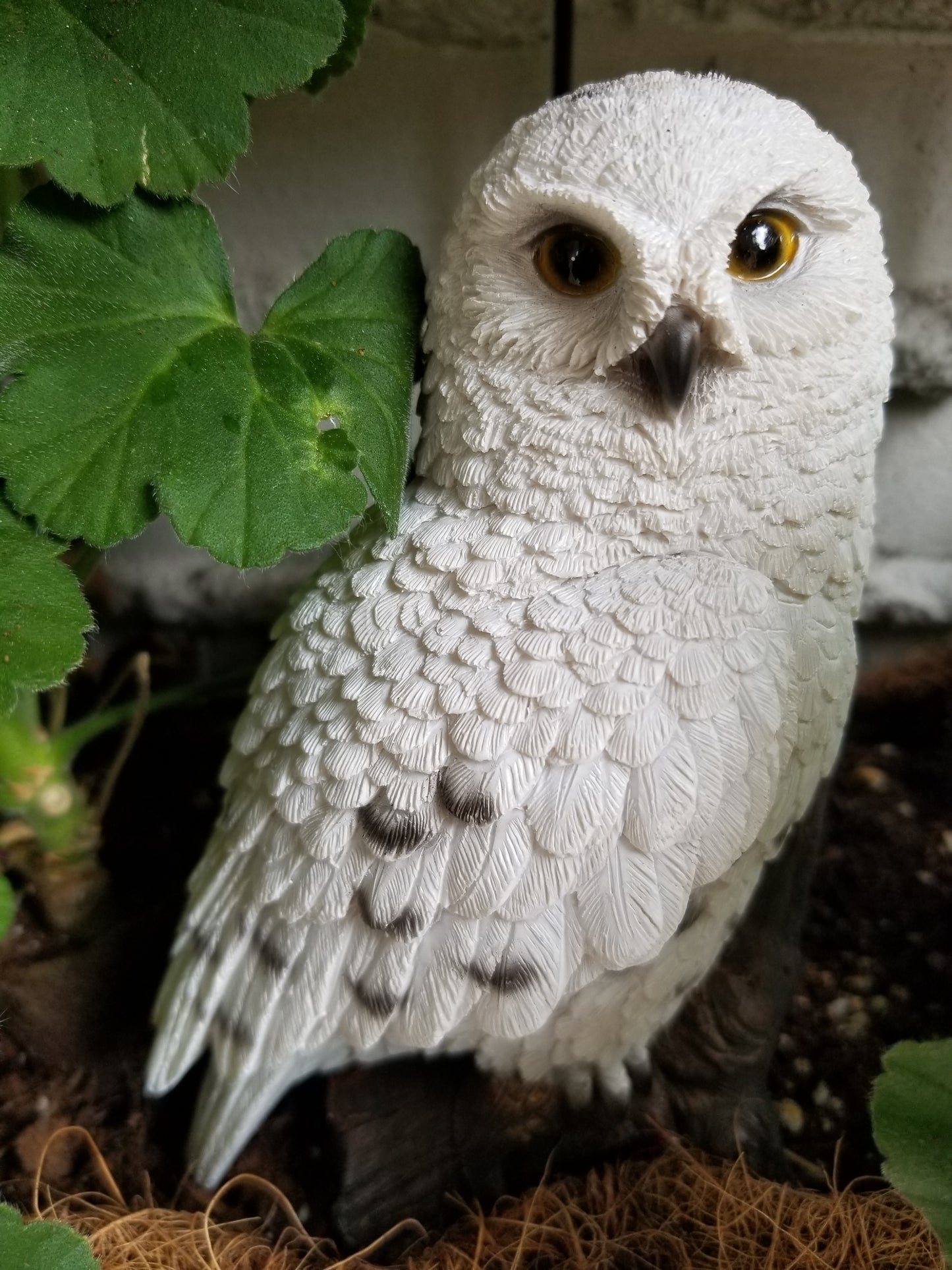 buy a snowy owl ornament at auction