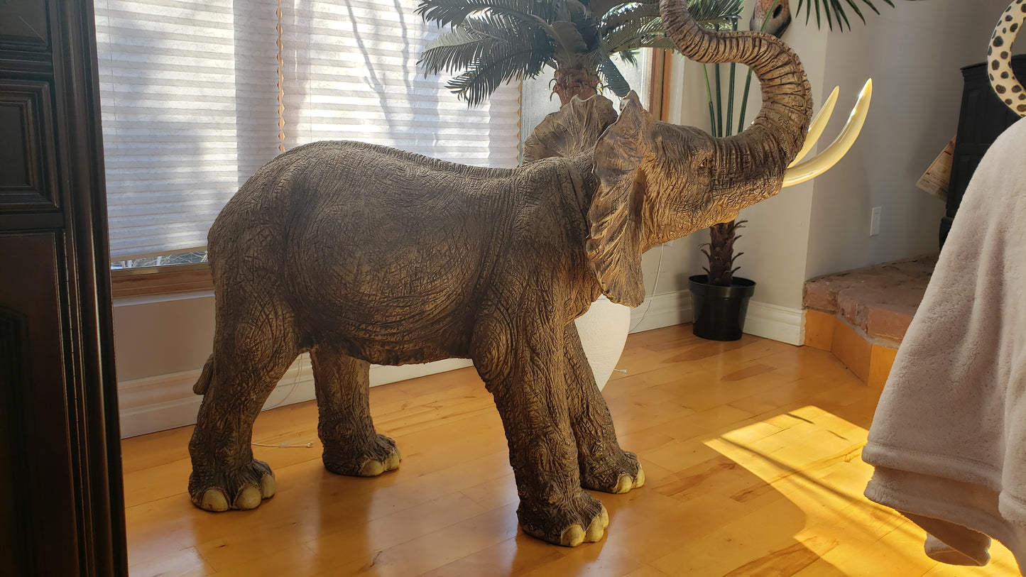 Auction for sale large elephant statue