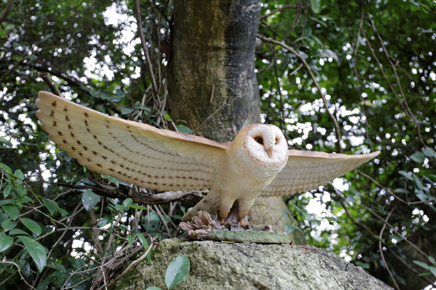 buy a soaring owl statue at auction