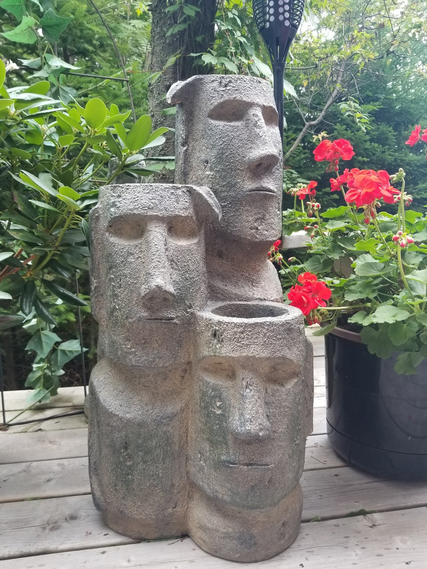 buy an easter island fountain at auction