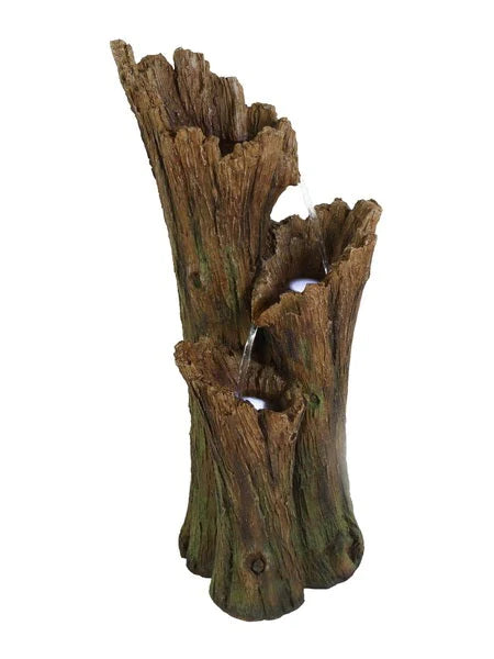 Tree trunk look cascading fountain for sale