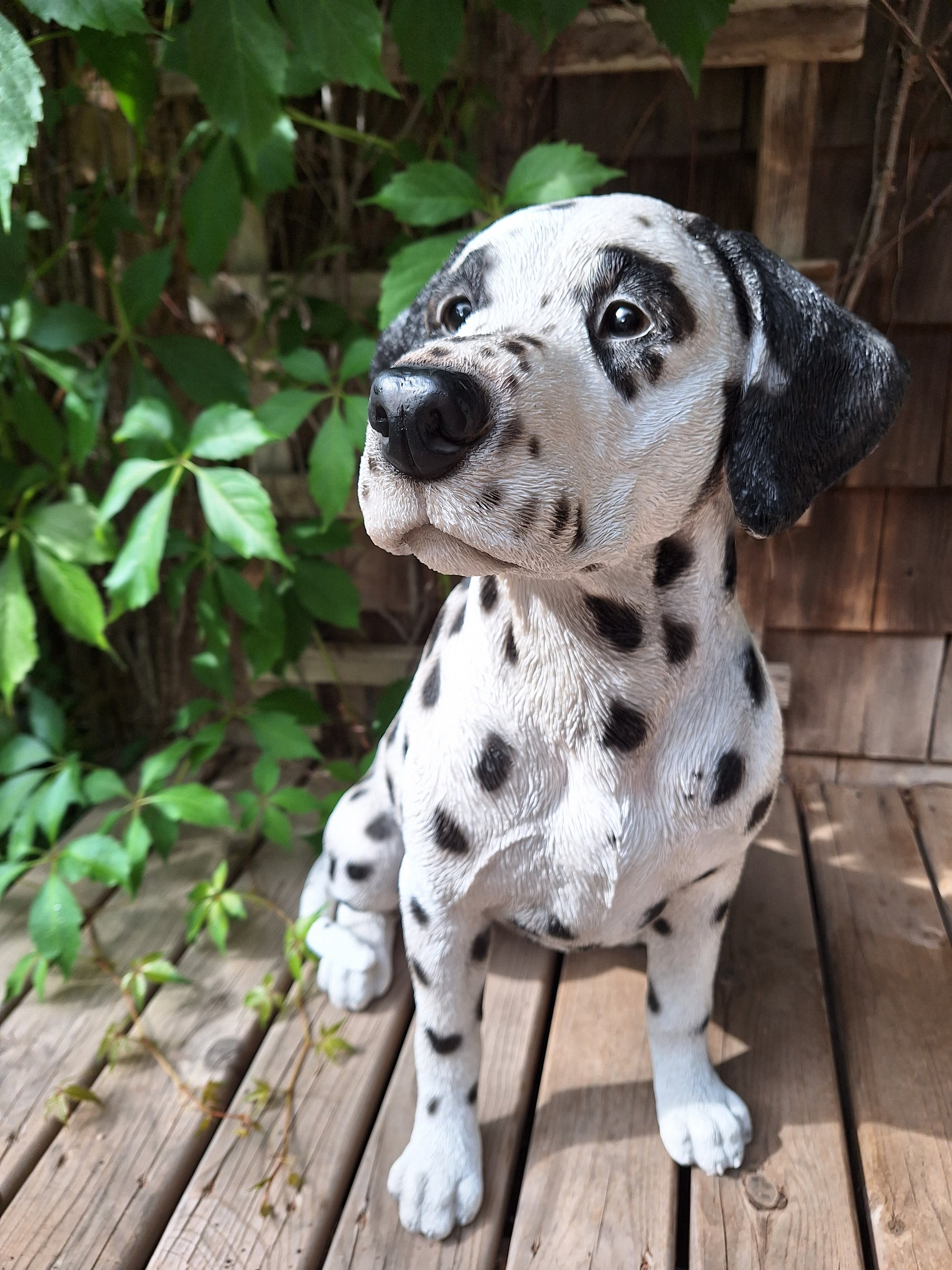 buy a dalmatian dog statue at auction