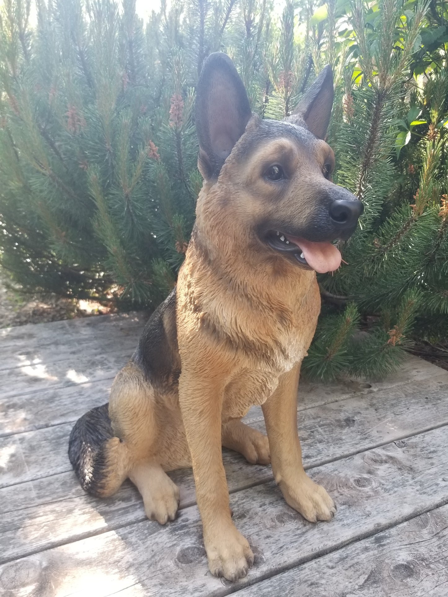 buy a german shepherd dog statue at auction