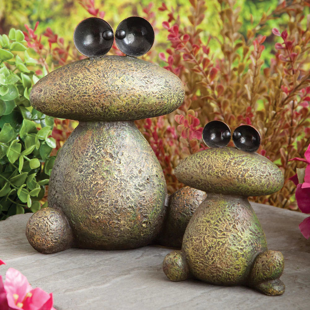 buy a frog statue pair at auction