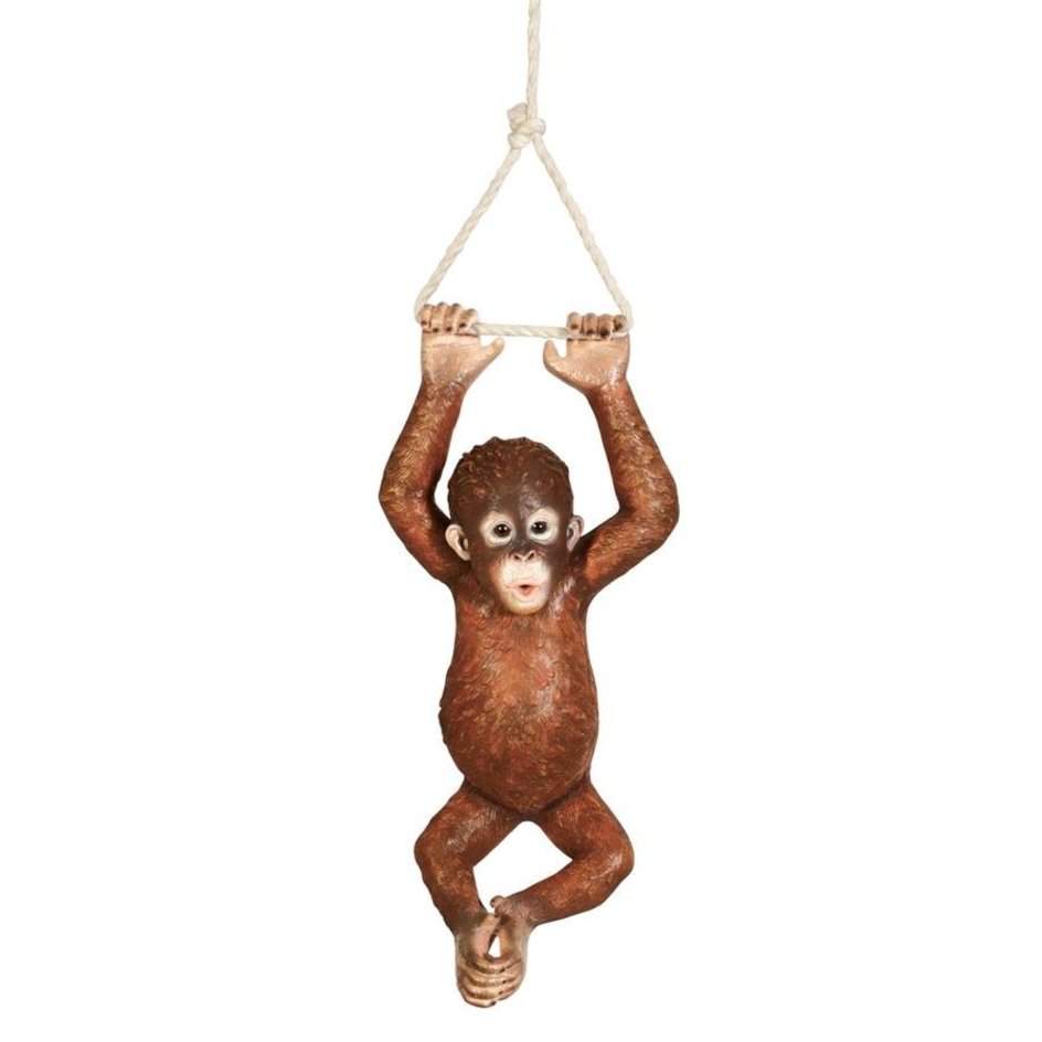 hanging orangutan monkey statue for sale