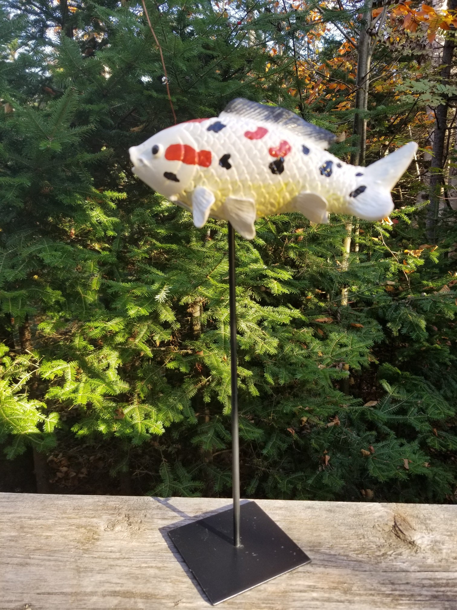 buy a koi fish statue at auction