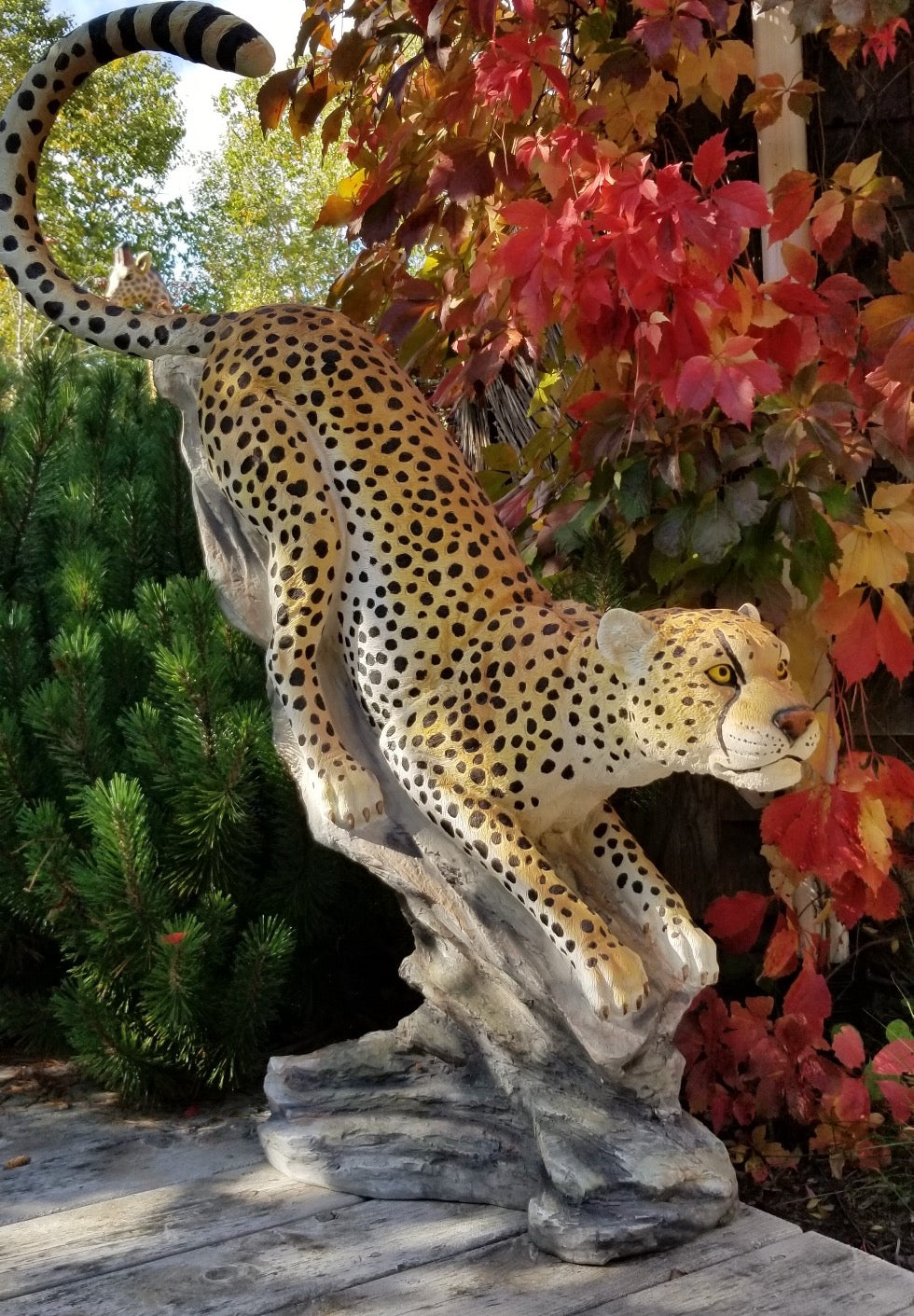 cheetah statue for sale