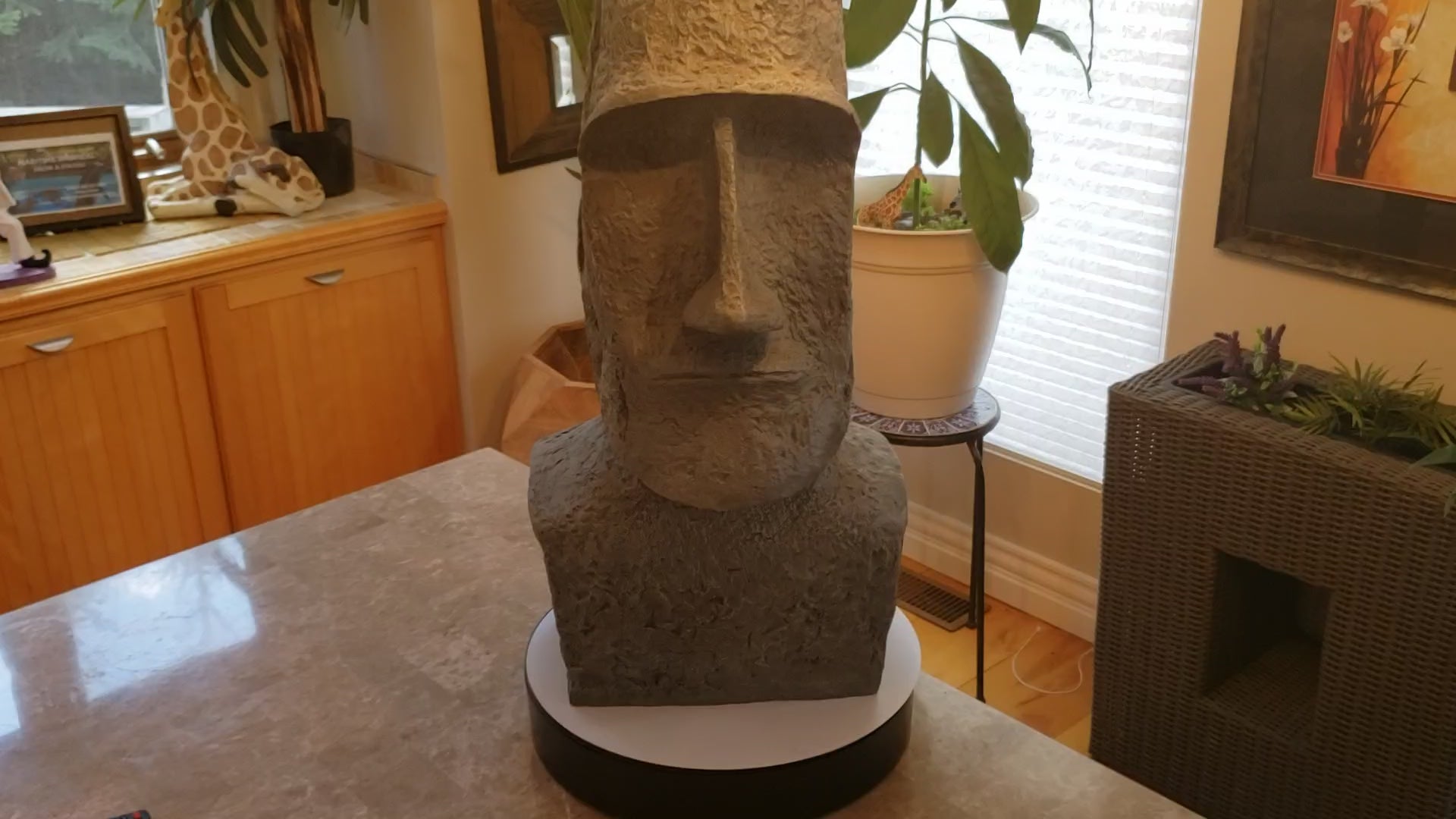 Auction for sale easter island head statue