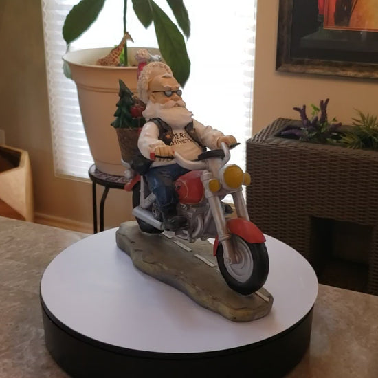 Auction for sale riding Santa gnome statue