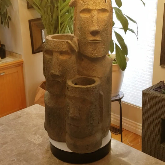 Auction for sale easter Island fountain