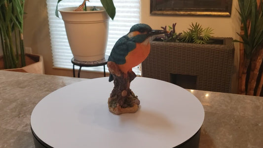 Auction for sale kingfisher bird statue