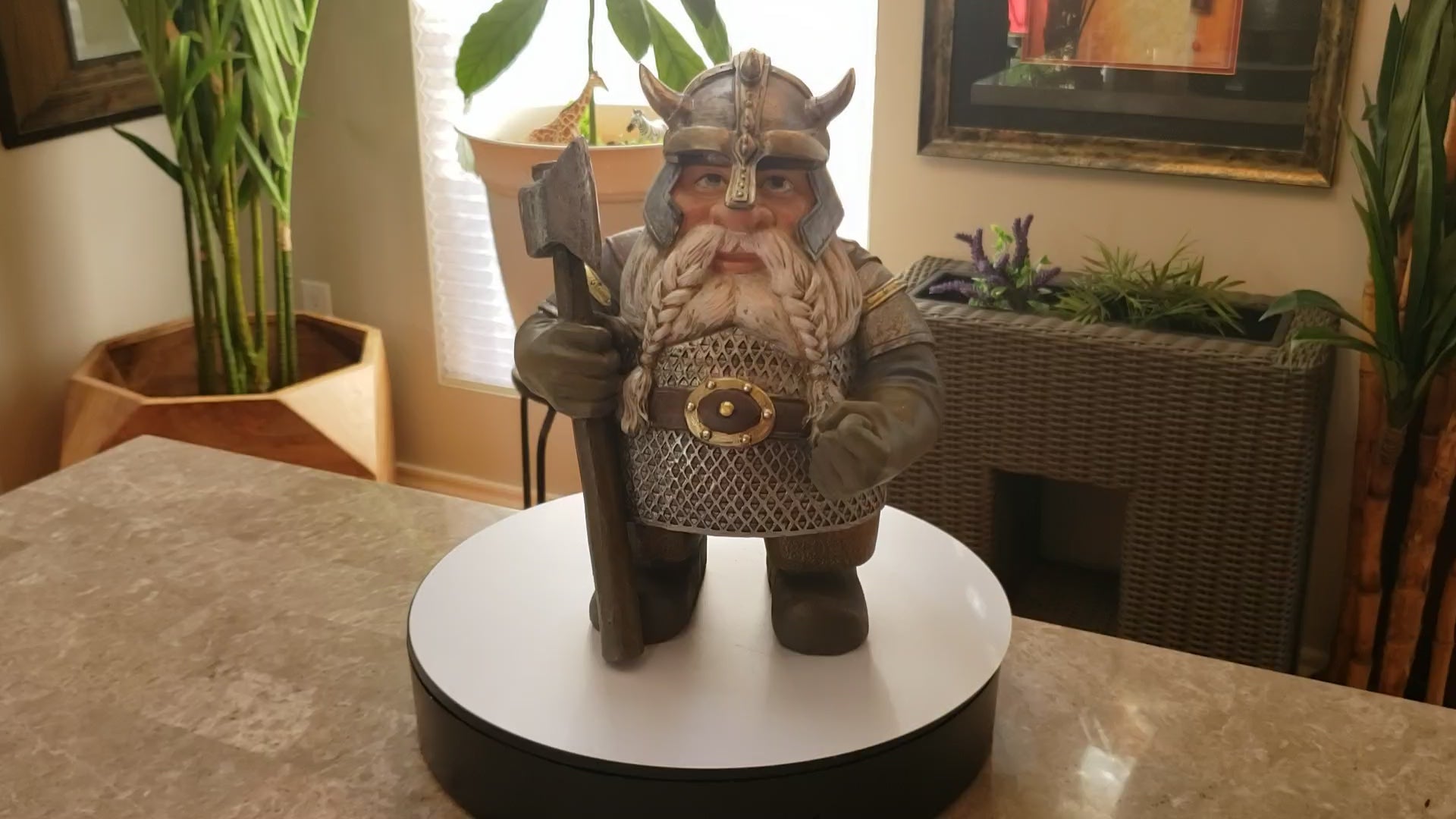 Auction for sale viking gnome statue