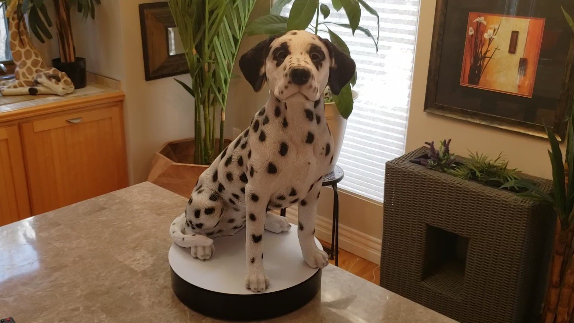 Auction for sale dalmatian dog statue