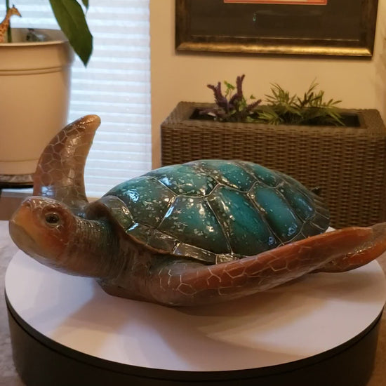 Auction for sale turtle statue