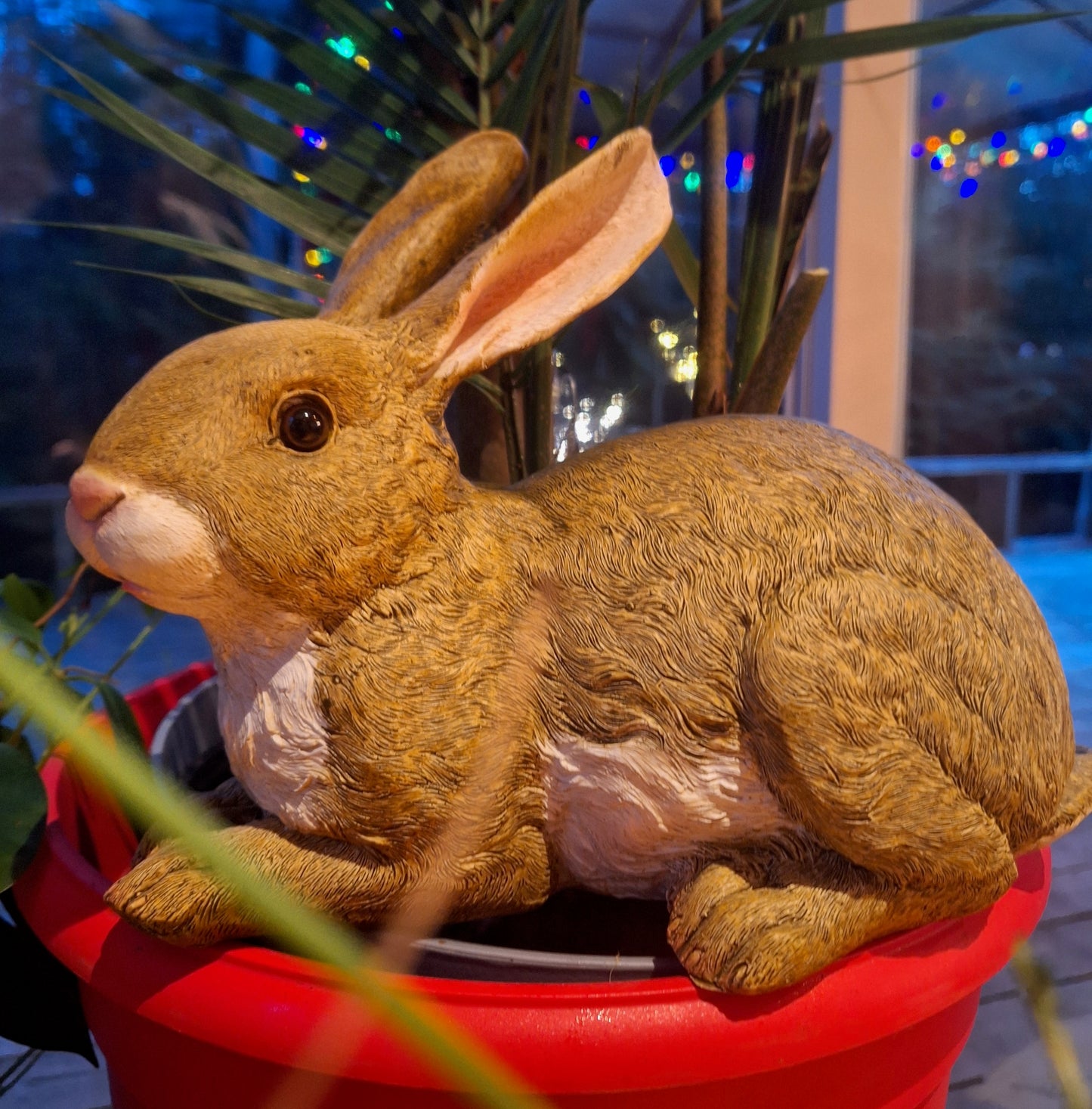 lying down rabbit statue for sale