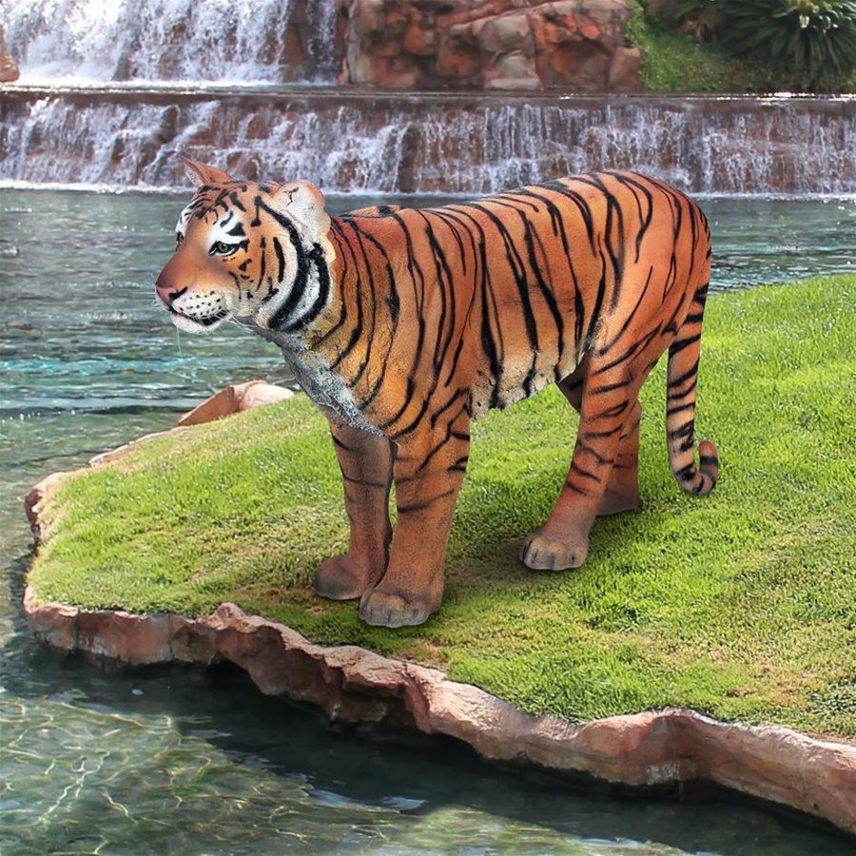 prowling sumatran tiger statue for sale