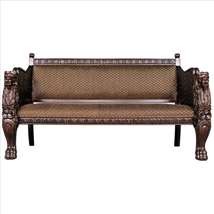 regal lion mahogany sette for sale
