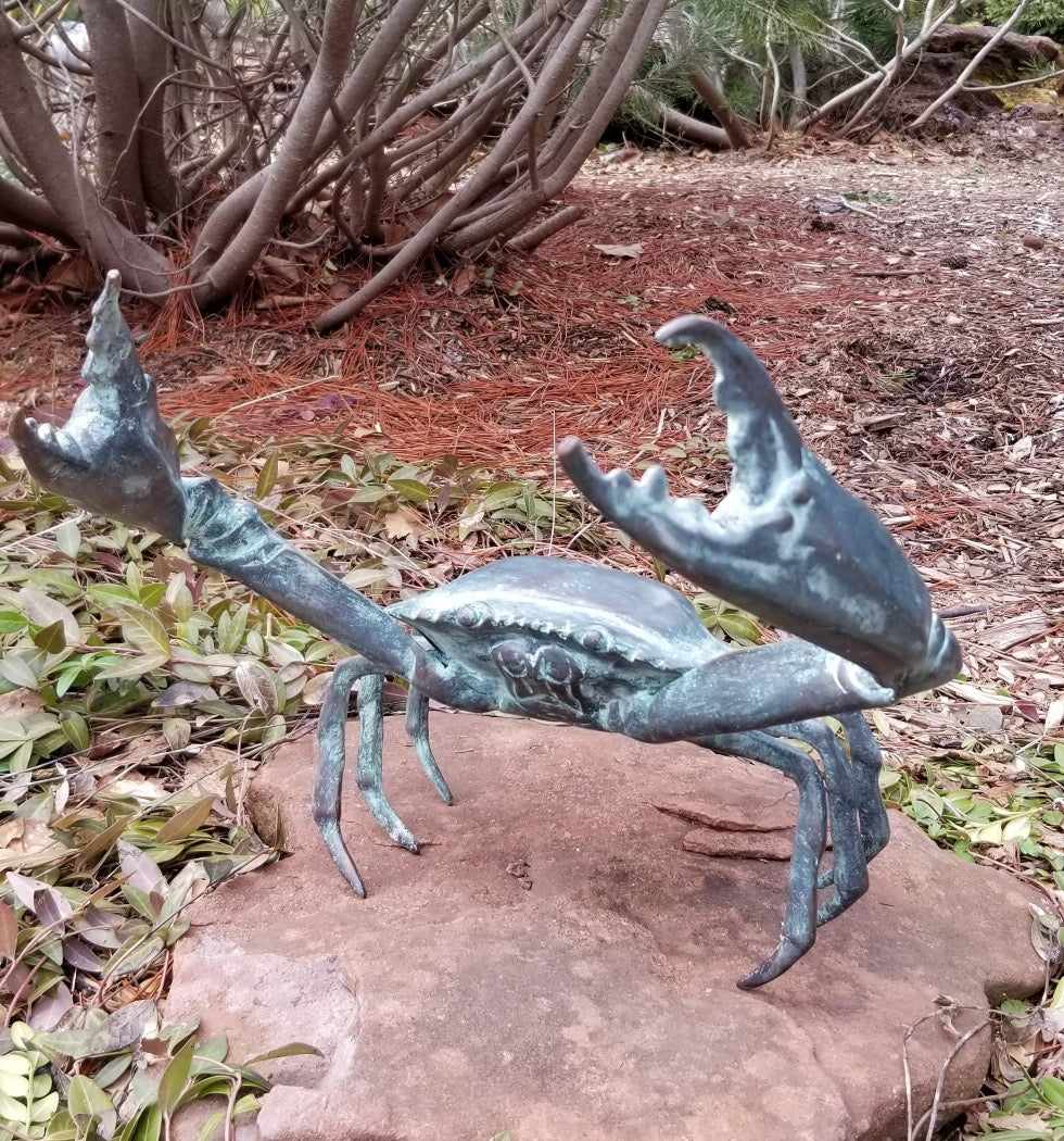large bronze crab statue for sale