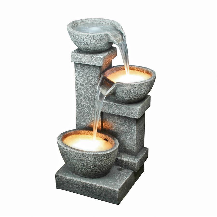 Stone look cascading fountain for sale