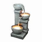 Stone look cascading fountain for sale