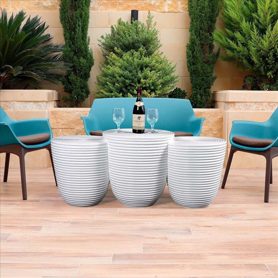 triple spiral cabana table for sale