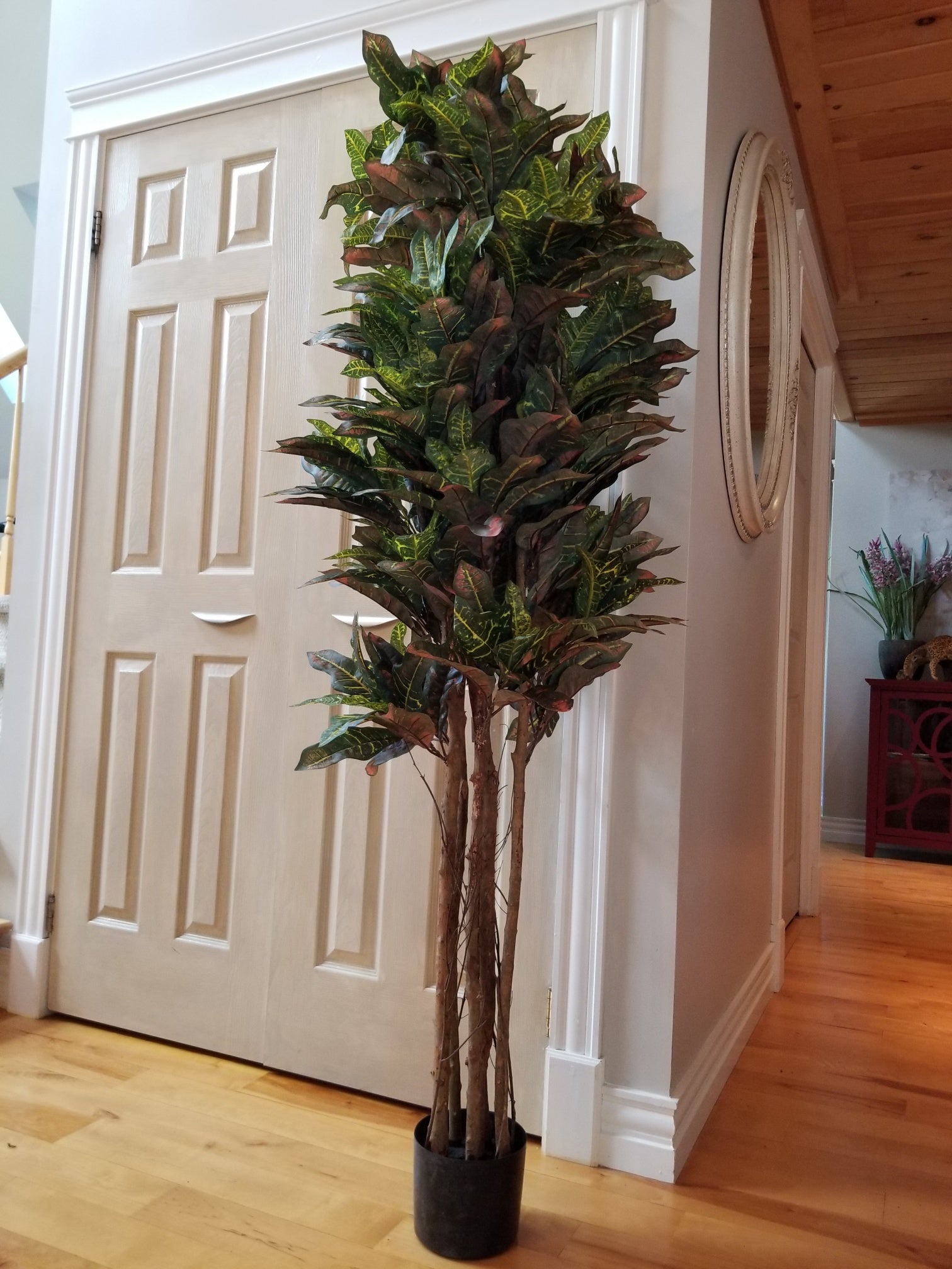 6 foot croton artificial tree for sale