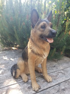 german shepherd dog statue for sale