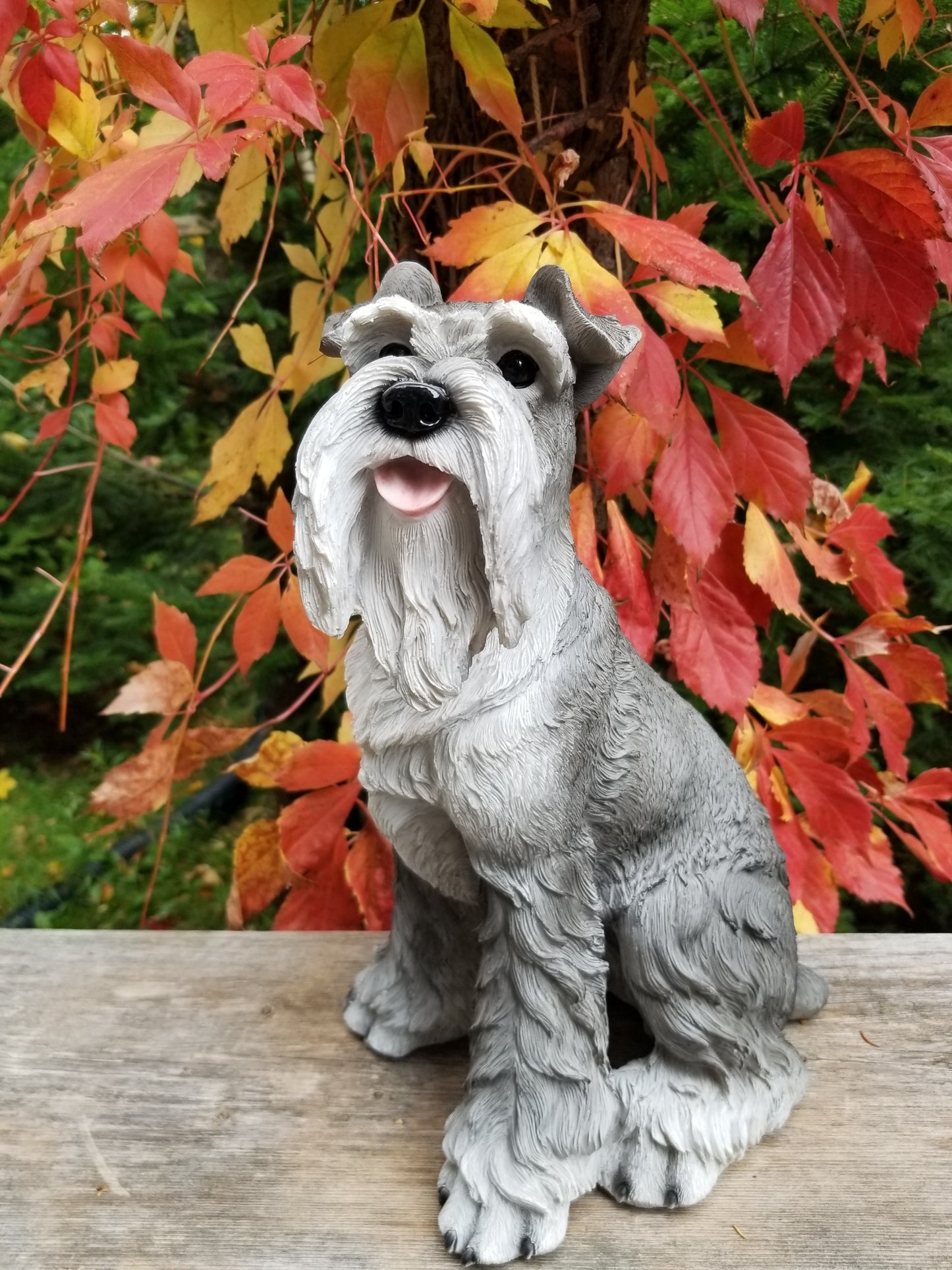 schnauzer dog statue for sale
