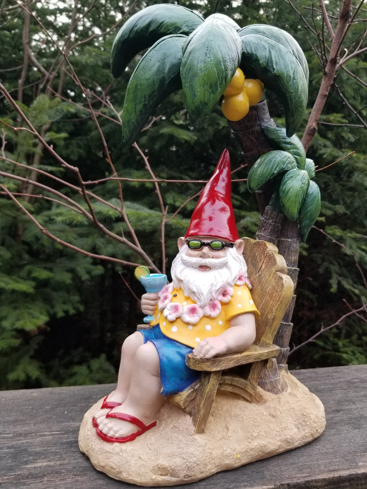 beach bum gnome statue for sale