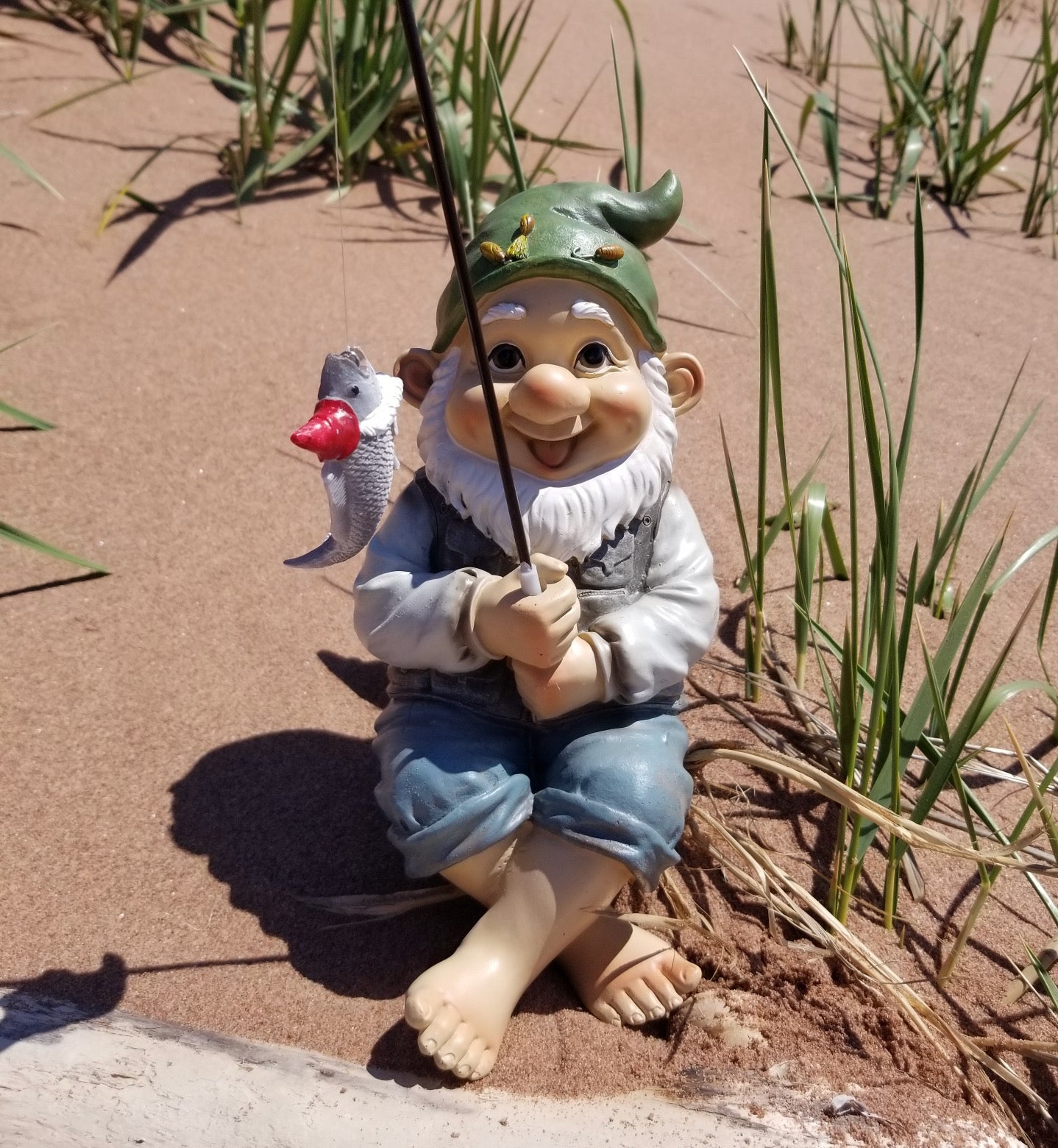 fisherman gnome statue for sale
