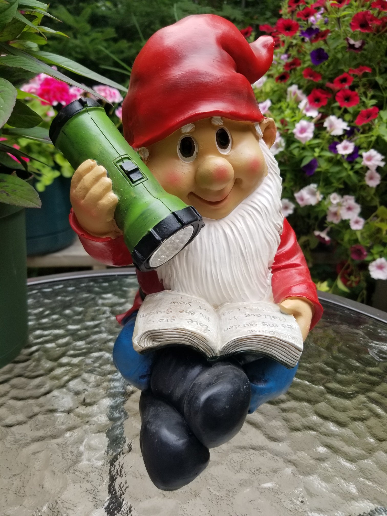 reading gnome statue for sale