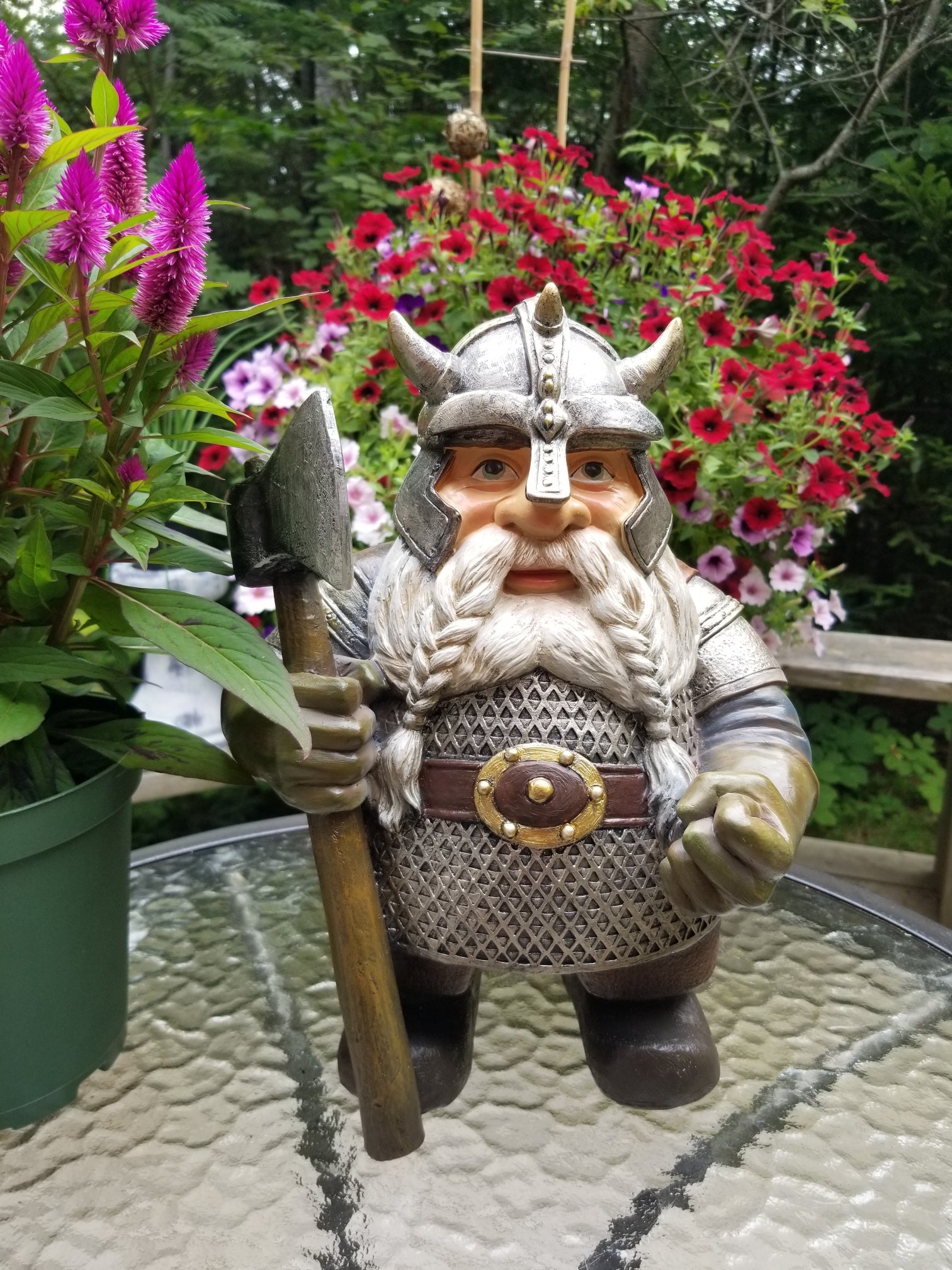 viking gnome statue for sale