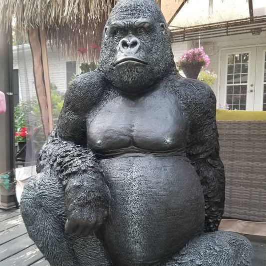 giant great ape statue