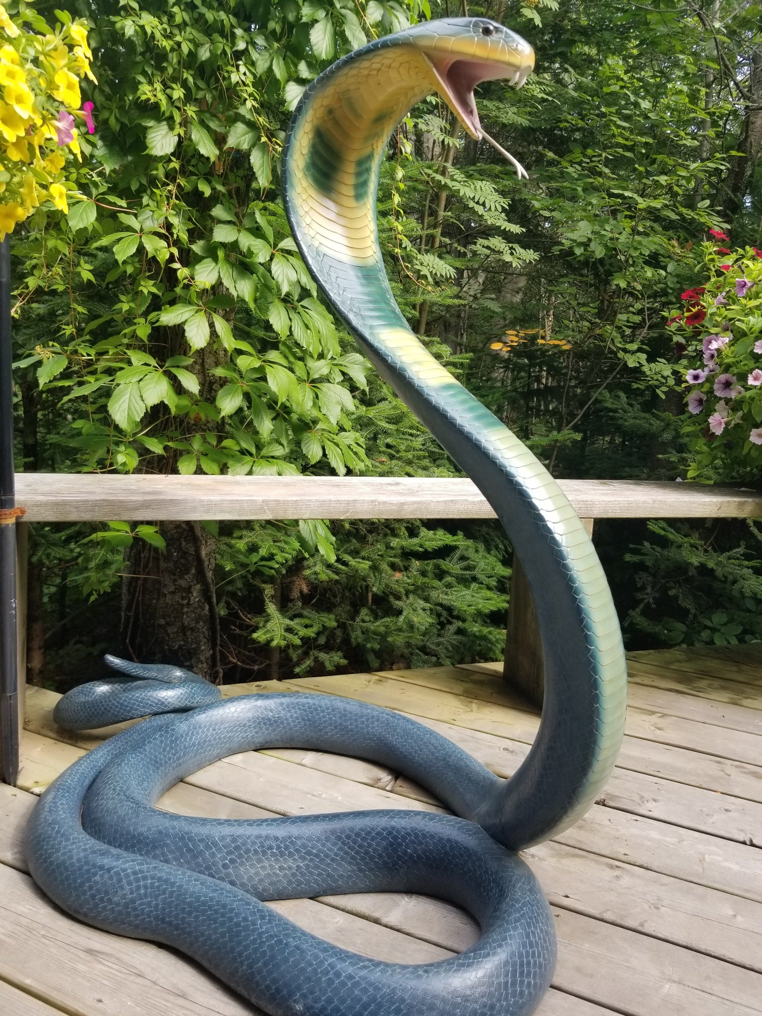 king cobra snake statue for sale
