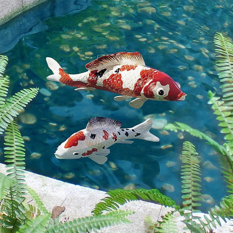 koi statue pair for sale