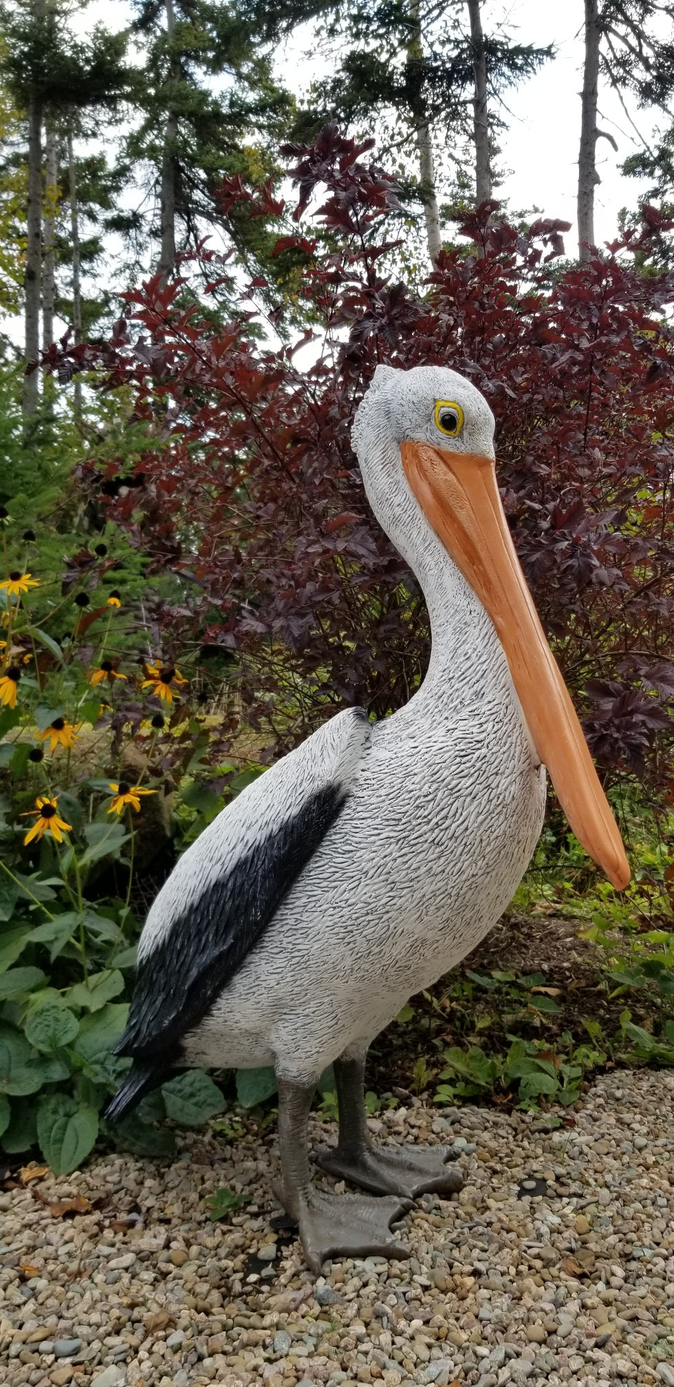 large pelican statue for sale