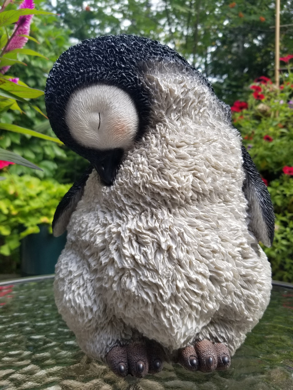 sleeping penguin statue for sale