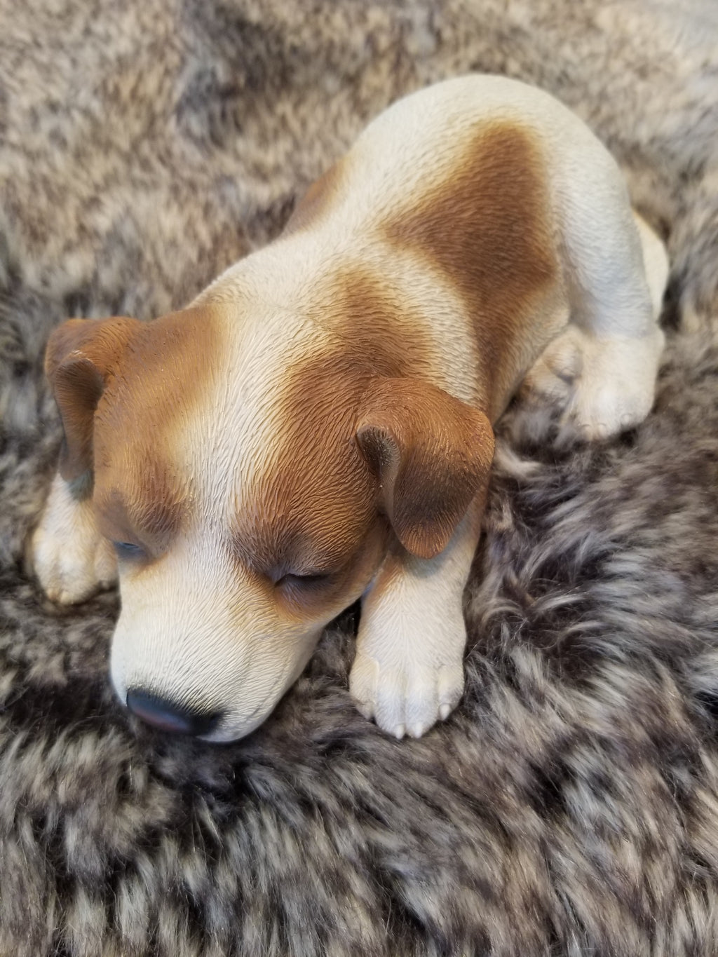 sleeping jack russell terrier puppy dog ornament for sale