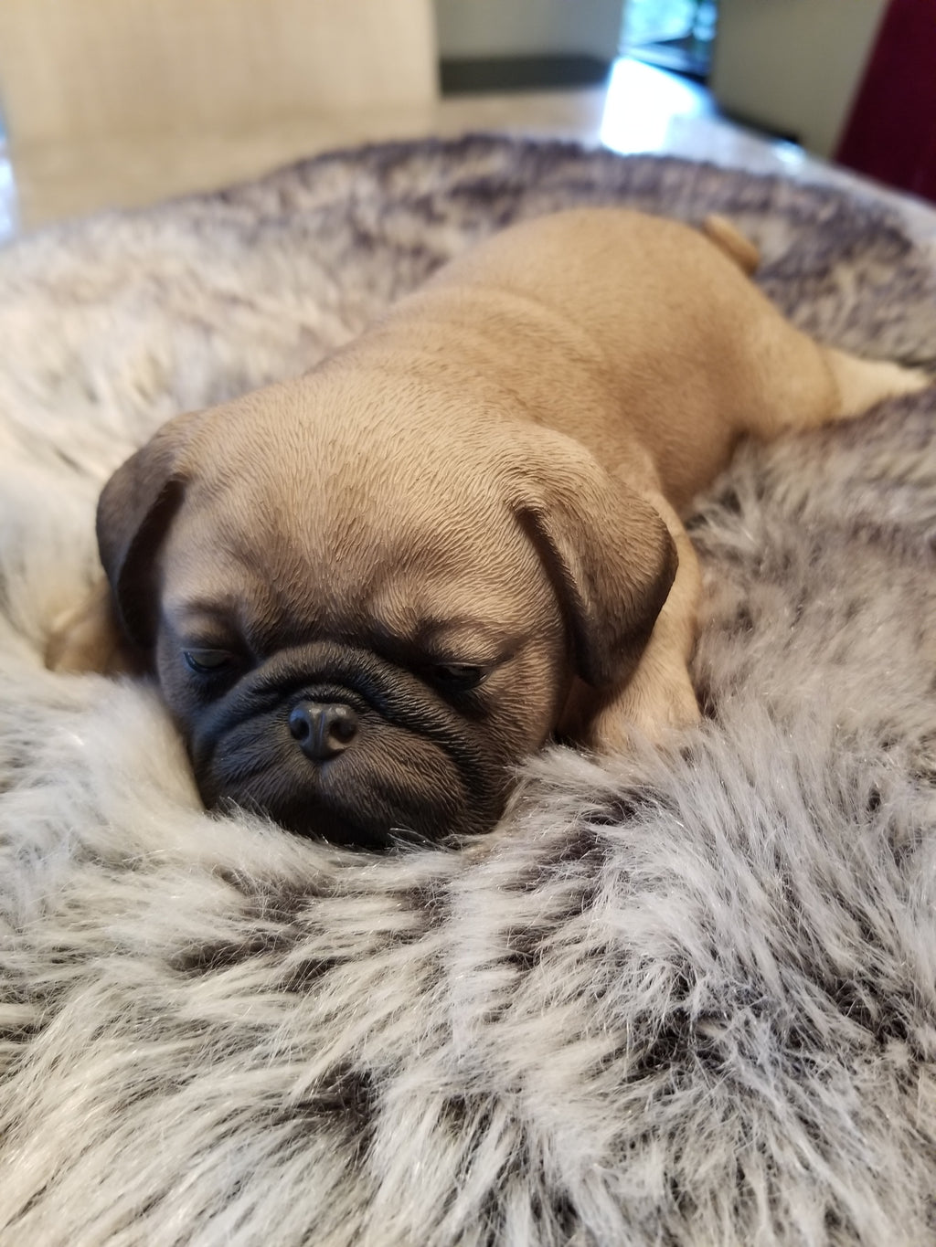 sleeping pug puppy dog ornament for sale