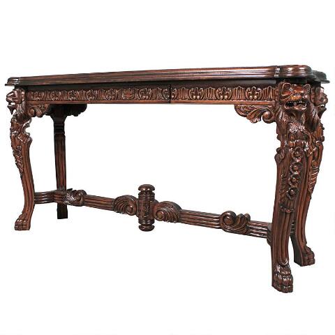 regal lion mahogany sideboard