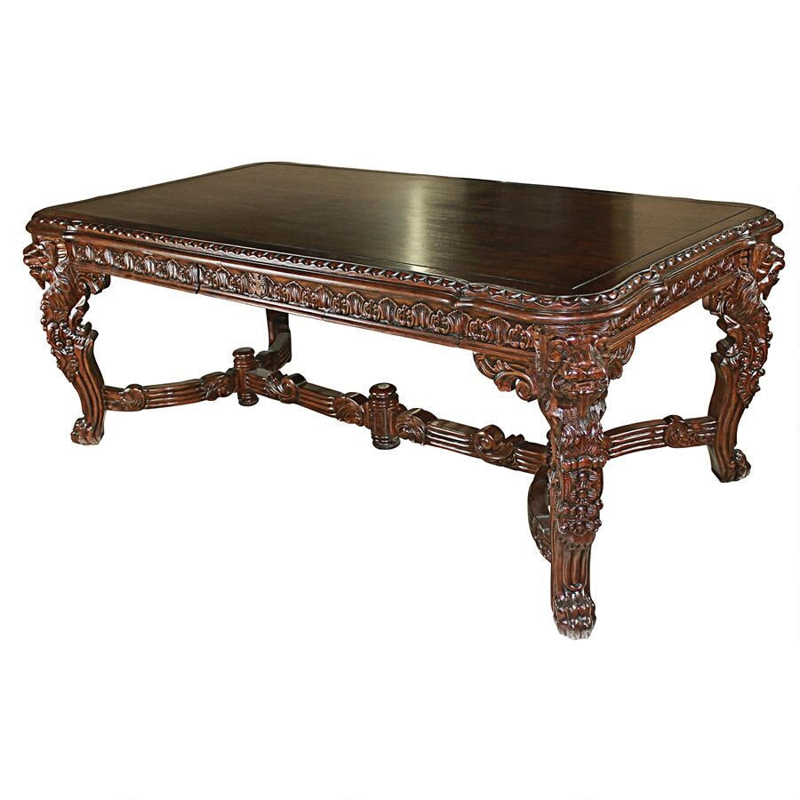 regal lion mahogany table